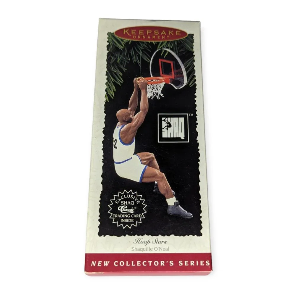 Vintage 1995 Hallmark Ornament Hoop Stars Shaquille O'Neal